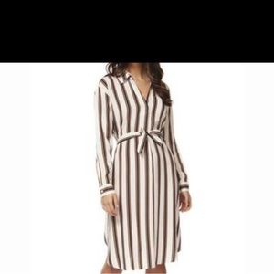 Black Tape Striped Dress